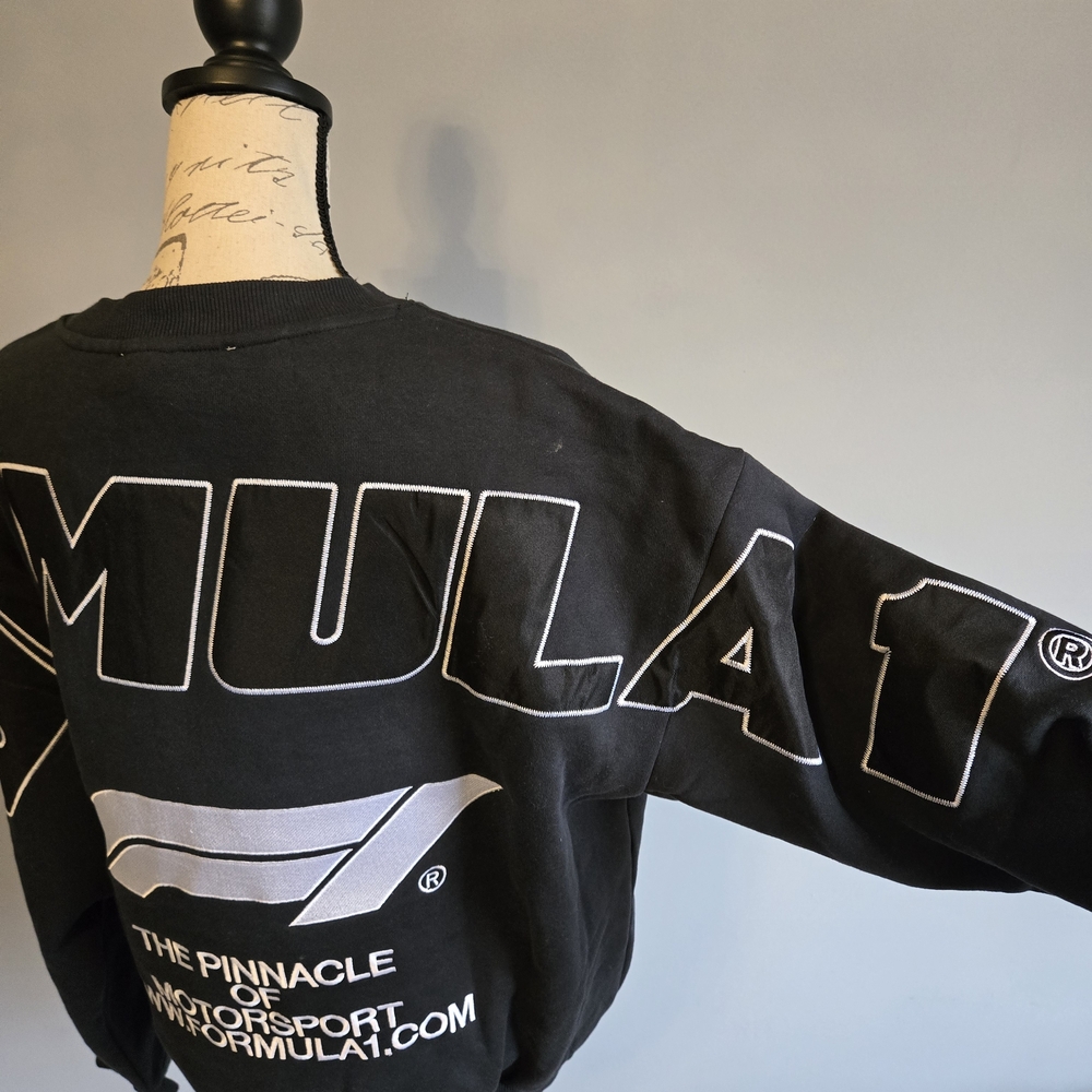 Formula 1 Motorsport Graphic Crewneck Sweatshirt - Black & White - Picture 5 of 8
